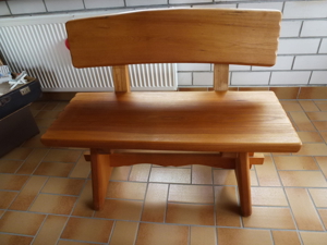 Sitzgruppe aus Eschenholz Bild 2