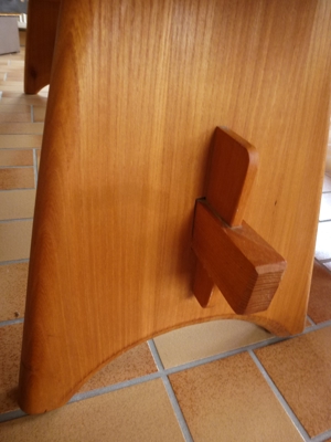 Sitzgruppe aus Eschenholz Bild 6