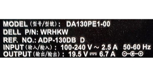 DELL Netzteil 130W DA130PE1-00 - Original DELL Bild 3