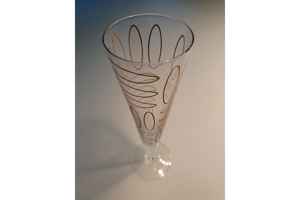 Ritzenhoff Design Champagnerglas von 2001 - Michal Shalev - NEU in OVP Bild 2