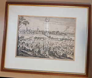 Ingolstadt 1650 Kupferstich Matthäus Merian Grafik Topographia Bavariae Bild Bayern Ingolstadium Bild 2
