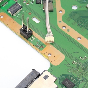 PlayStation4 PS4 Pro Slim Mainboard Netzteil 4 Pin Anschluss Stecker abgerissen abgerissen angerisse Bild 2