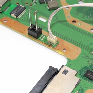 PlayStation4 PS4 Pro Slim Mainboard Netzteil 4 Pin Anschluss Stecker abgerissen abgerissen angerisse Bild 5