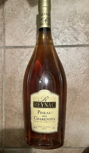 REYNAC Cognac France - "Pineau des Charentes" 0,7 Liter 17% Vol. 90er Jahre Vintage   RETRO, 1 A Bild 1