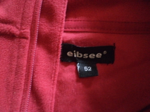 EIBSEE Marken-Fleecepullover   Sweatshirt   Troyer, Rot, Gr. 52, absolut neuwertig, 1a Zustand Bild 2