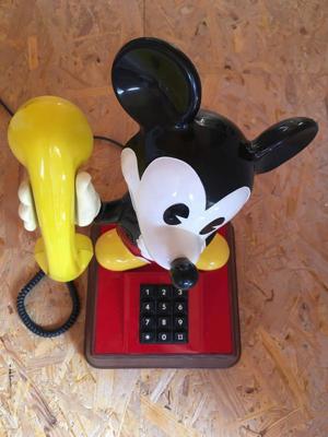 Original Micky Maus Tasten-Telefon, Retro 80er, Deutsche Post, mit langem TAE-Stecker Bild 2