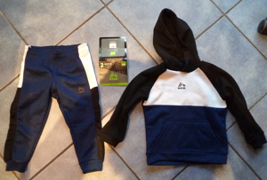 Original USA Marken Jogging Anzug RBX Active, blau   weiß   schwarz, USA Gr. 24M, NEU + UNGETRAGEN