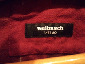 Schönes Marken-Flanell-Hemd WALBUSCH THERMO, Gr. 39 40, Farbe ROT, wenig getragen, 1a Zustand Bild 2