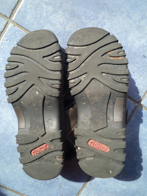 MARKEN Sandalen Schuhe ORIGINAL RIEKER, Outdoor Sandaletten, Größe 40, 2x stabiler Klett, braun Bild 3