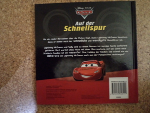 Original CARS Buch Disney Pixar "Auf der Schnellspur" - Mit Vollgas in ein neues Abenteuer,neuwertig Bild 2
