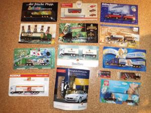 Diverse Werbe-Modellautos & Werbe-Modell-Bier-Trucks, neu & orig.verpackt