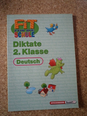 Lernbuch "Fit für die Schule. Diktate. 2. Klasse", Deutsch, Verlag STOCKMANN / Tessloff, 1a Zustand