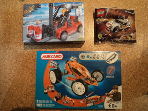LEGO Racers FERRARI F40 #30192 + BanBao Citylife Gabelstapler #8778 + MECCANO Multi Models #4505,OVP Bild 4