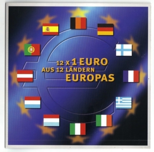 12 x 1 Euromünzen Bild 3