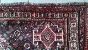 Persian Handgeknüpfter Gashgai Teppich,Rot (260 x 172 = 4,47 qm) Bild 12