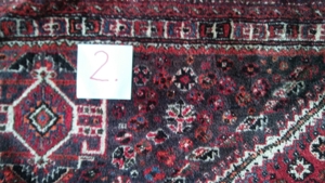 Persian Handgeknüpfter Gashgai Teppich,Rot (260 x 172 = 4,47 qm) Bild 2
