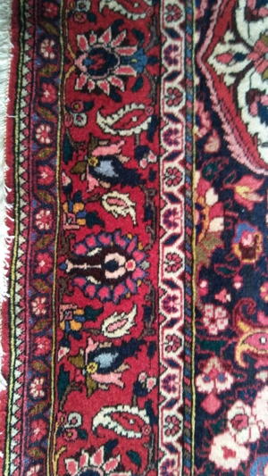 Persian Handgeknüpfter Bakhtiar Teppich,Rot (313 x 214 = 6,70 qm) Bild 14