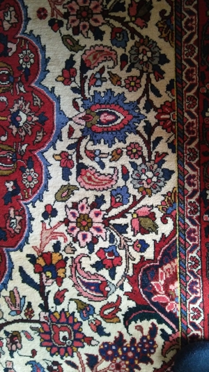 Persian Handgeknüpfter Bakhtiar Teppich,Rot (313 x 214 = 6,70 qm) Bild 10