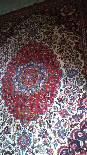 Persian Handgeknüpfter Bakhtiar Teppich,Rot (313 x 214 = 6,70 qm) Bild 6