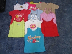 T-Shirt Paket Gr. 128, 10 Stück S.Oliver,Hippos,Esprit,Mini Stars Bild 1