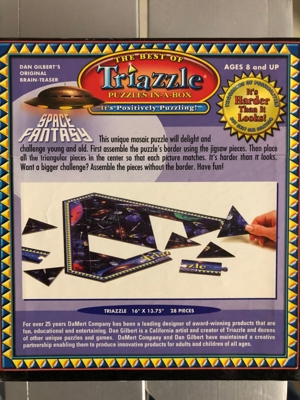 Triazzle Space Fantasy Puzzle 28 Teile Bild 2