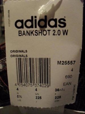 adidas - Damen Sneaker - BANKSHOT 2.0 W - , 36 2 3, rot   bordeaux -NEU- Bild 5