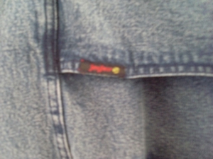 Jeans Jacke Vintage Innenleben Maritime Optik 100% Baumwolle Warm Bild 9
