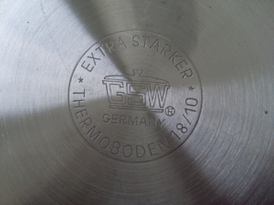 Kochtopf Edelstahl 23cm+Deckel+Therometer alle Herdarten+Koch Buch Gratis dazu ! Bild 7