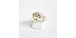 Ring Gelbgold Diamanten Goldschmuck 333er / 8 kt. Edelsteine Bild 5