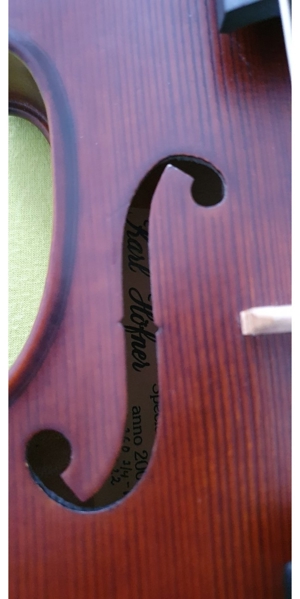 Meister 3 4 Violine-Geige ( Karl Höfner. ) Bild 3