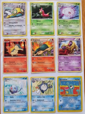 Sammlungsauflösung 190 Stück Pokemon Sammelkarten.