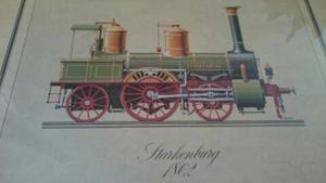 Kunstdruck Dampflok-Eisenbahn Liebhaber 8 Stück. Bild 4