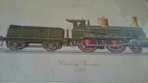 Kunstdruck Dampflok-Eisenbahn Liebhaber 8 Stück. Bild 3