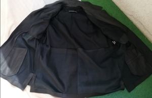 Herrenlederjacke, schwarz, von Pelz Matthiessen auf Sylt, zu verkaufen. Bild 3