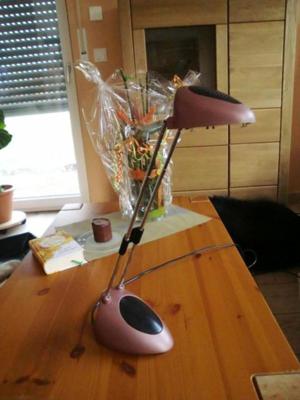 Bürolampe / Schreibtischlampe / Nachttischlampe rosé-metallic, Bild 2