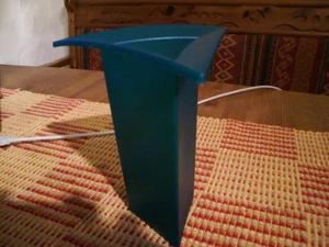 Stylische Vase (dreieckig mit breitem Rand), neuwertig, Bild 2