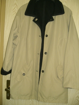 beige - blaue Wendejacke Gr. 44/46