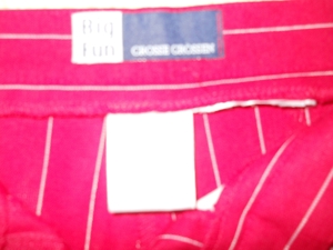 schicke rote Hose - Stiefelhose Gr. 48 Bild 2