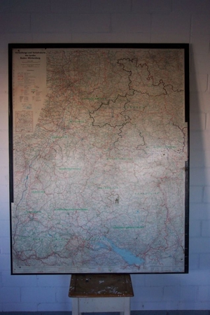 Verwaltungskarte Verkehrskarte Landkarte Baden Württemberg 1976 Bild 5