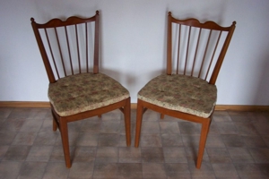 ältere Stuhl Stühle mit Wiener Rattan Geflecht Polster Rosshaar Bild 16