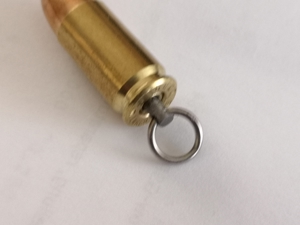 Schlüsselanhänger patrone 9mm Luger 9x19 para Bild 3