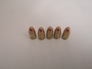 10 Stück 9mm Deko Patrone für zwei Reigen Magazine PAK Schreckschusswaffen Bild 5