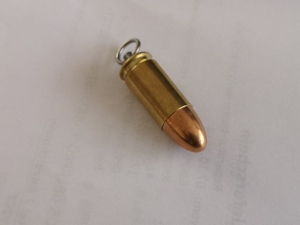 Schlüsselanhänger patrone 9mm Luger 9x19 para Bild 6