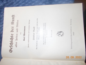 - Karl Woermann - Geschichte der Kunst in 6 Bänden-von 1922 Bild 9