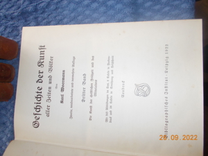 - Karl Woermann - Geschichte der Kunst in 6 Bänden-von 1922 Bild 7