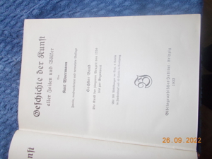 - Karl Woermann - Geschichte der Kunst in 6 Bänden-von 1922 Bild 10