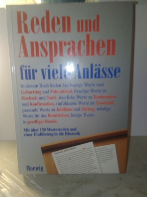 Reden und Ansprachen für viele Anlässe Buch