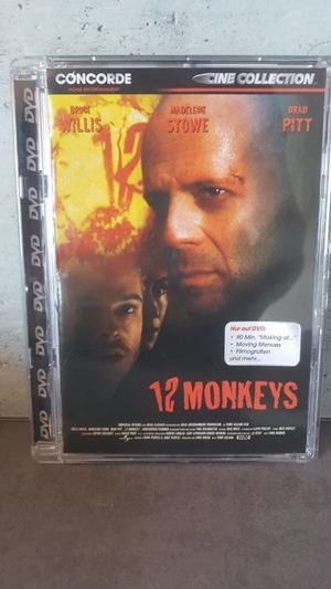 # 12 Monkeys, DVD mit Bruce Willis & Brad Pitt - TOP
