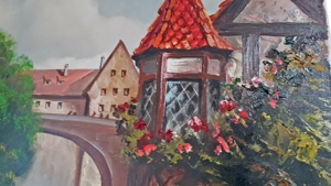 Ölgemälde Nürnberg Heilig Geist Spital Pegnitz Nürnberg Hauptmarkt Bild 9