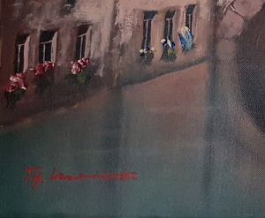 Ölgemälde Nürnberg Heilig Geist Spital Pegnitz Nürnberg Hauptmarkt Bild 4